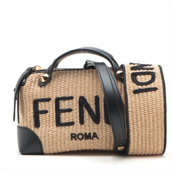 Fendi by The Way Straw Handbag